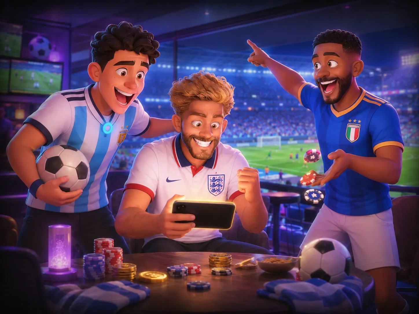 Live Football Sports Betting Action